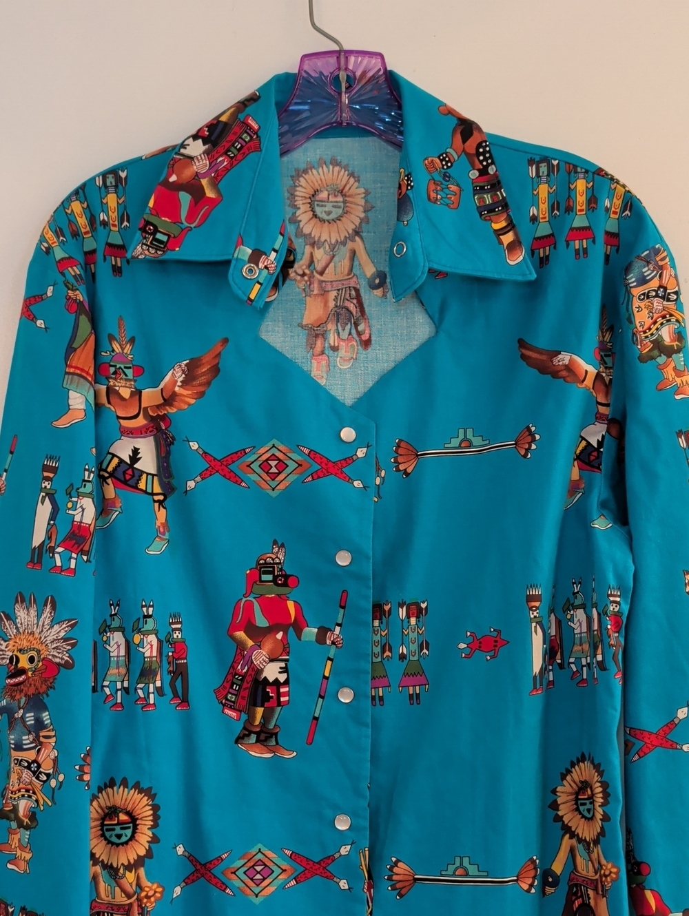 Kachina Pearlsnap Long Sleeve Collared Shirt - Picture 6 of 6